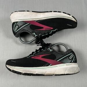 Brooks Ghost 14 Womens Size 8.5 Black Running Shoes Fitness Sneakers 1203561B013